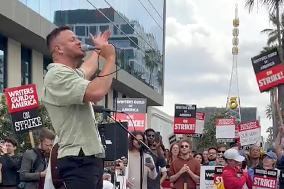 Imagine Dragons Perform for Striking WGA Writers on Picket Line