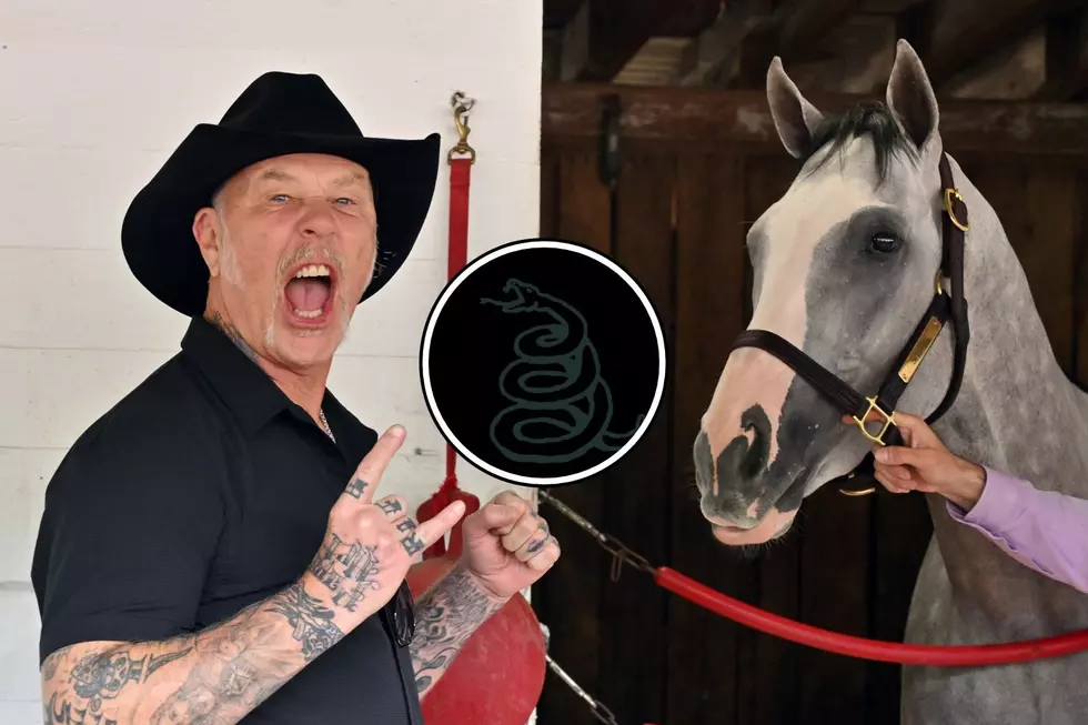 Hetfield Visits Kentucky Derby Horse Named After Metallica Song 