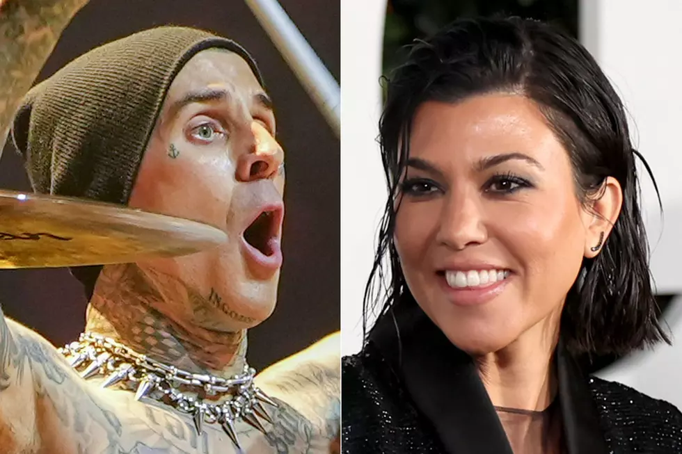Travis Barker + Kourtney Kardashian Share Holiday Photos With Baby Rocky